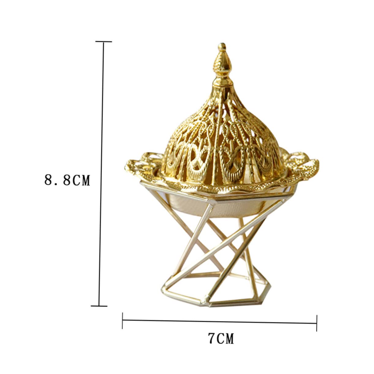 Porta incenso a riflusso per coni di incenso – Piccolo monaco Buddha cascata – Supporto per bruciatore di incenso, in ceramica, decorazione per
