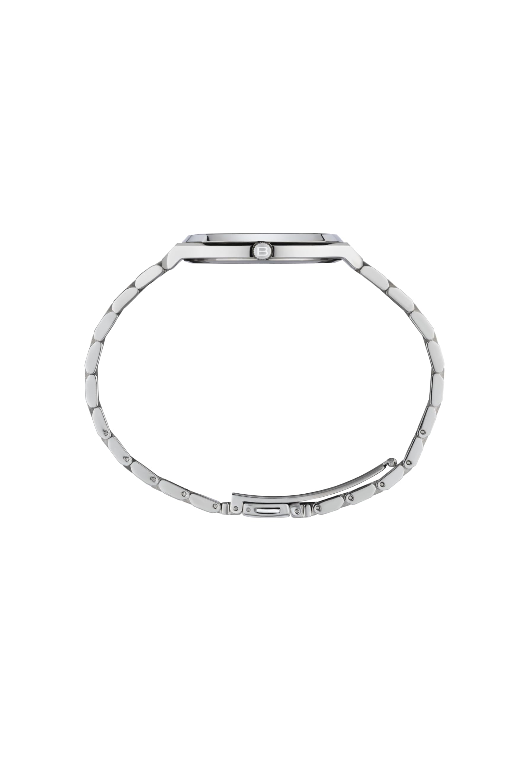Breil, Collezione BSW 6.5, Orologio Uomo, Cronografo in Acciaio Discreto e Minimal, Spessore Slim, Cassa 38 mm, Chiusura Déployante, Lunghezza Regolabile