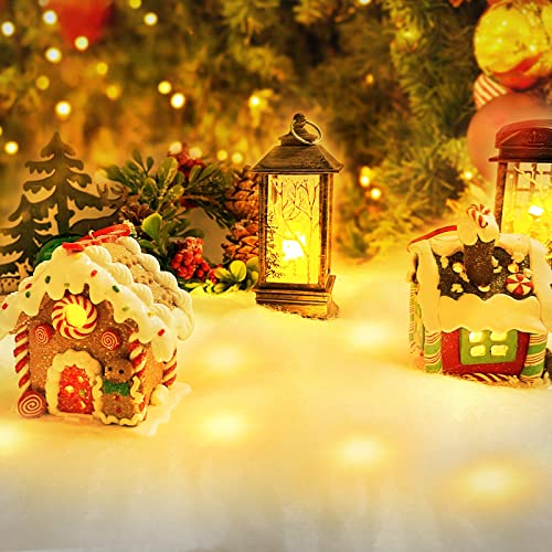Christmas Snow Blanket Lighted Led Snow Table Runner Village Xmas Fake Snow Decoration Artificial Winter Wonderland Snow Holiday Decor #TOP1