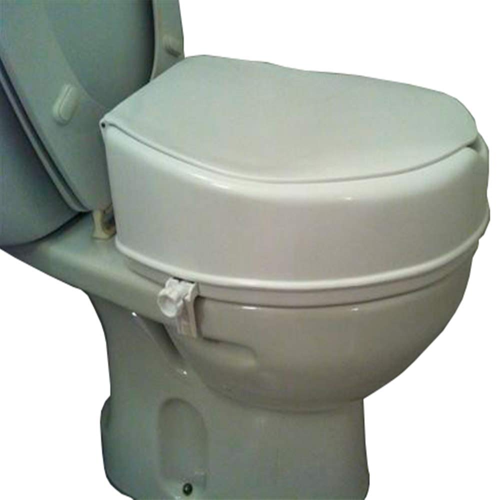 Rialzo per wc, Alzawater, Con coperchio, 10 cm, Comodo, Pratico