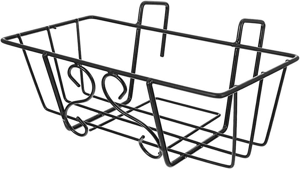 1Pc Flower Pot Rack Balcony Hanging Plant Stand Display Rack Pendant(Onecolor)