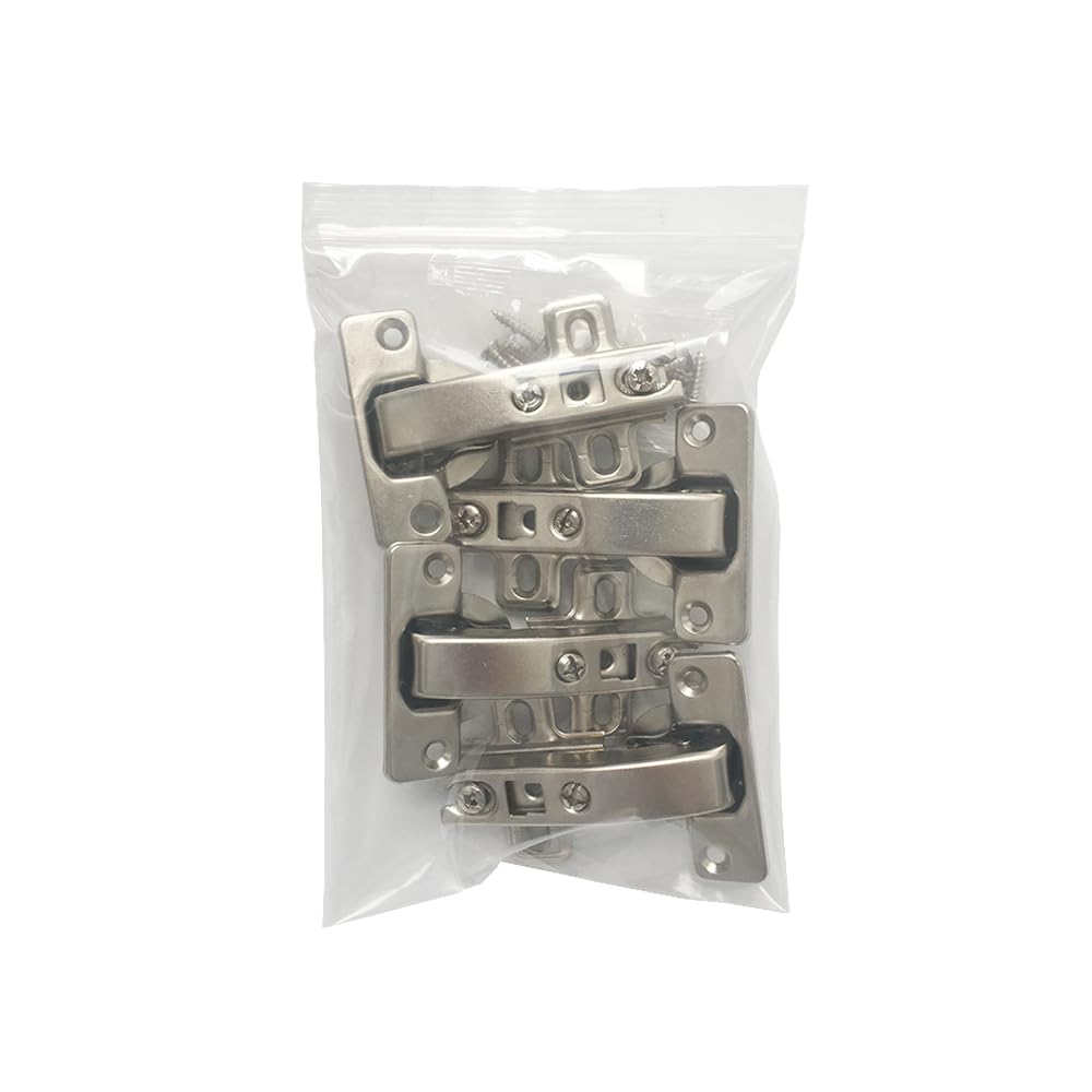 LIKERAINY 95 Grado Bisagra de Tacos Ø 35 mm sin Amortiguación para Puertas Bisagras para Puertas de Empotrado Mueble Armario Juego de 4