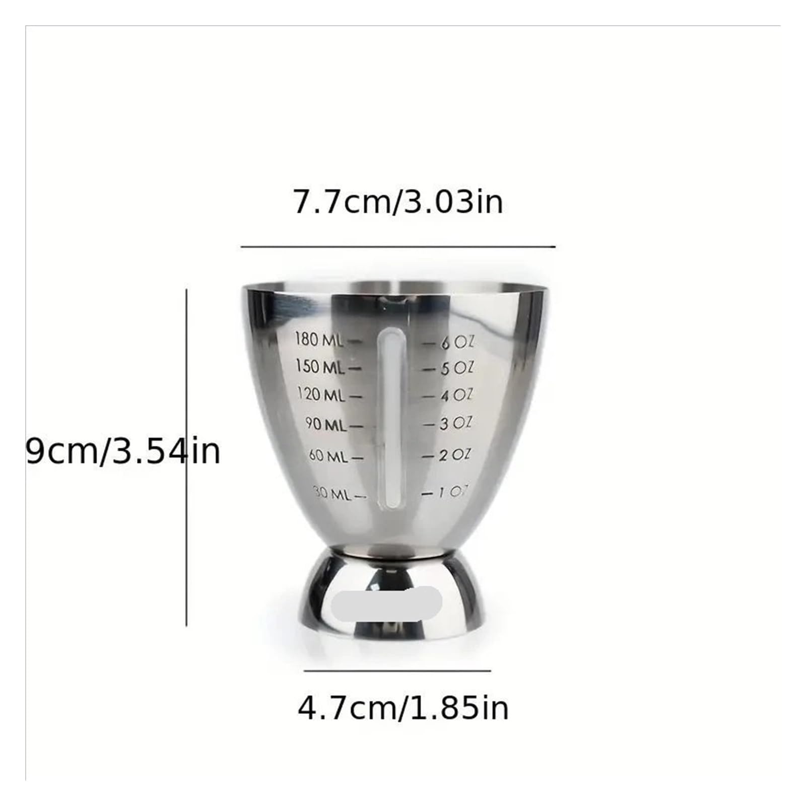 Jigger à Cocktail mesuré Double 1-6 oz, outils, shaker tasse