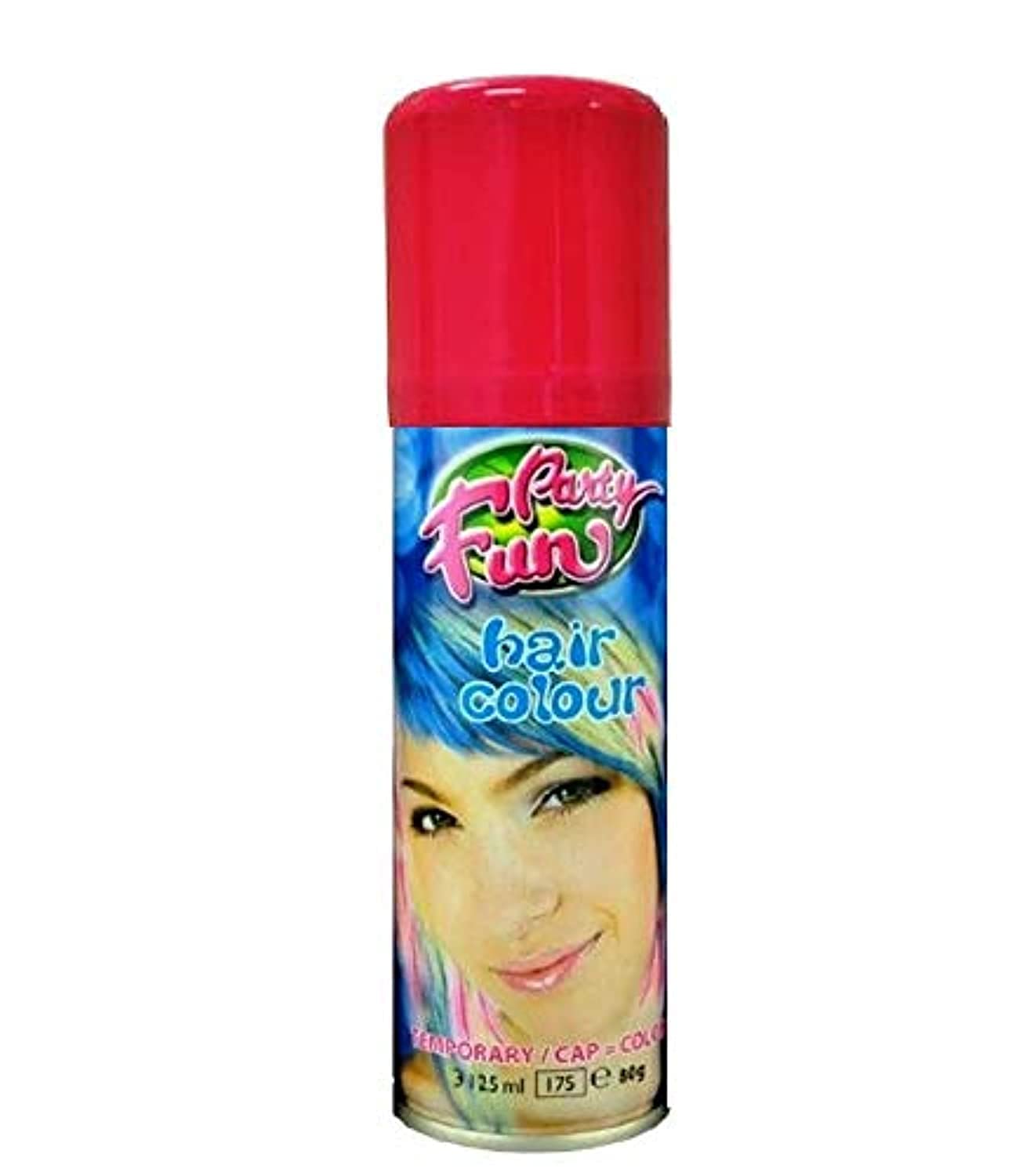 Fun Party Temporary Hair Color - 125ml (Red)