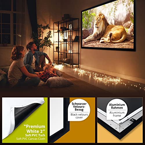 ESMART Professionale MIRALE Tela telaio 266 x 149