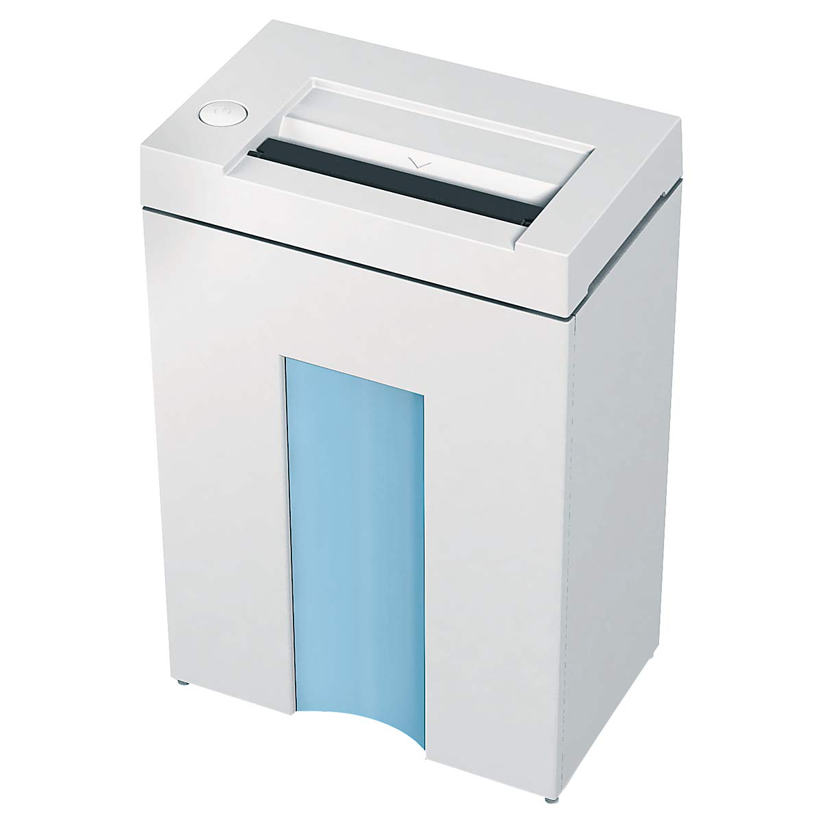 IDEAL 2265 - Destructora de papel, nivel de seguridad P-2, corte en tiras de 4 mm, capacidad de 11 hojas, cubo de basura de 20 L, también destruye grapas y tarjetas de crédito | Volumen de recogida de 20 l, tiras, 4 mm