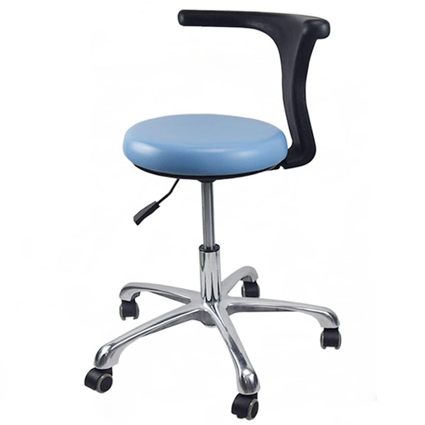 Tabouret dentaire médical réglable avec rotation à 360 ° et accoudoirs – Tabouret ergonomique pour médecin, infirmière, assistant pour procédures de précision