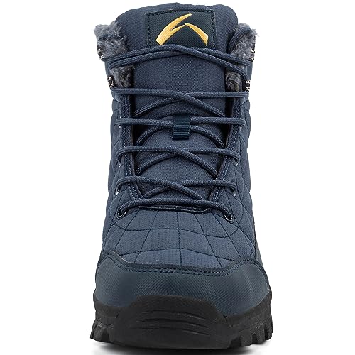 Azooken Men's Winter Boots | Colombian Waterproof Work Booties | Faux Fur Thermal Fashion | Winter Walking Rubber Soled Men's Boots2