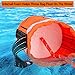 NTR Water Rescue Throw Bag with 50 Feet of Rope in 3/10 Inch Tensile Strength Rated to 1844lbs, Throwable Device for Kayaking and Rafting, Safety Equipment for Raft and Boat