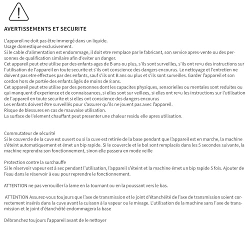 Baby brezza - Food Maker Deluxe - Robot Multifonction Bébé - Chauffe à la Vapeur Et Mixe Les Aliments par Simple Pression d'un Bouton – Image 4