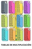 TABLAS DE MULTIPLICACIÓN: este cuaderno es perfecto para dibujar. 6*9 TAMAÑO 100 PÁGINAS