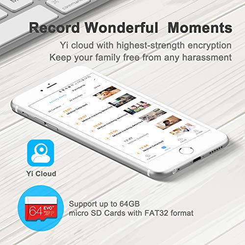 TBMax WiFi Home Security Camera - Baby/Pet/Nanny Monitor with 1080P HD Night Vision, 2-Way Audio, Motion Tracking, Cloud/MicroSD Storage, Wireless Indoor Security IP Camera - Thumbnail 7