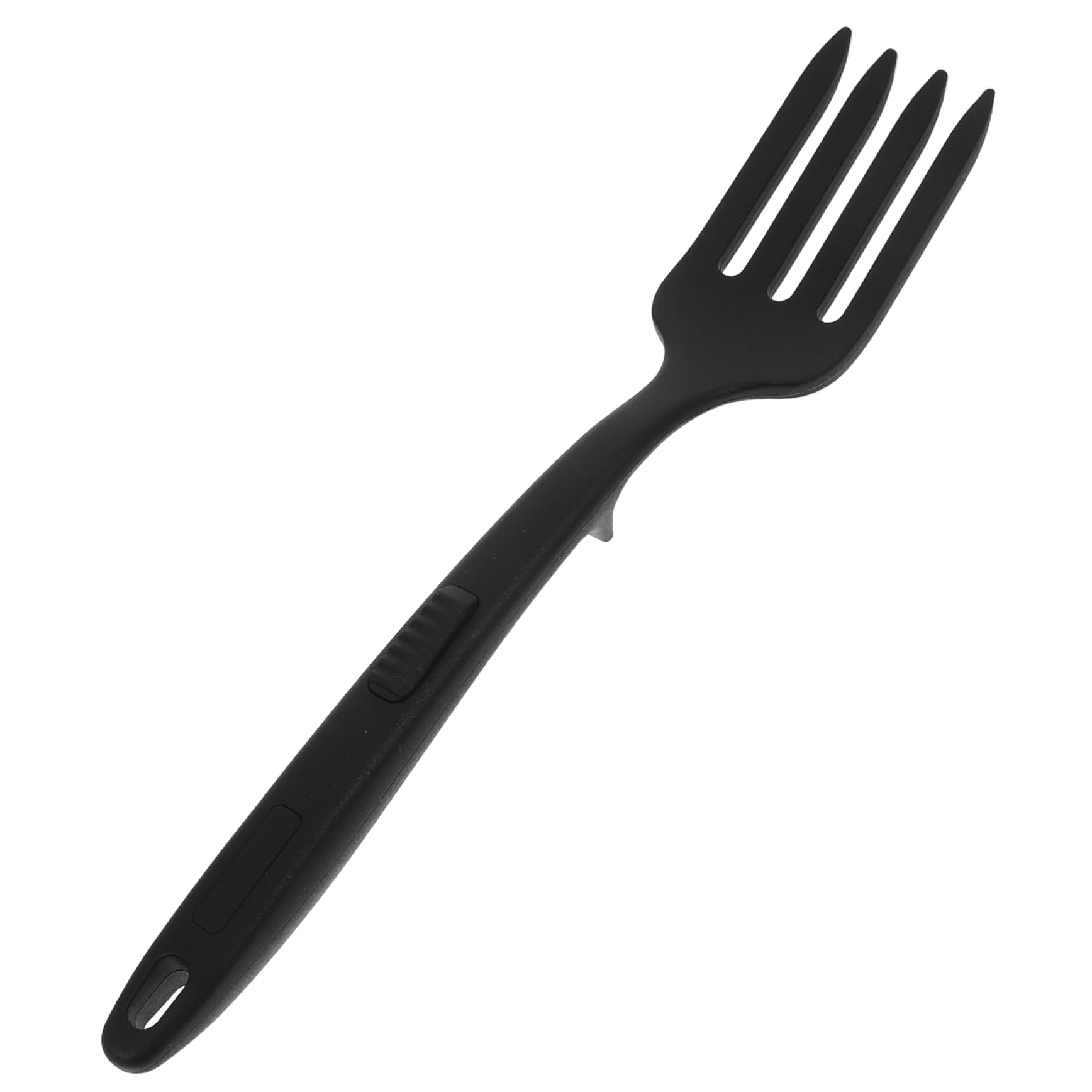 KICHOUSE Elegant Silicone Pasta Mixing Fork Kitchen Cooking Fork Nonstick Serving Heat Resistant for Stirring Mashing Food