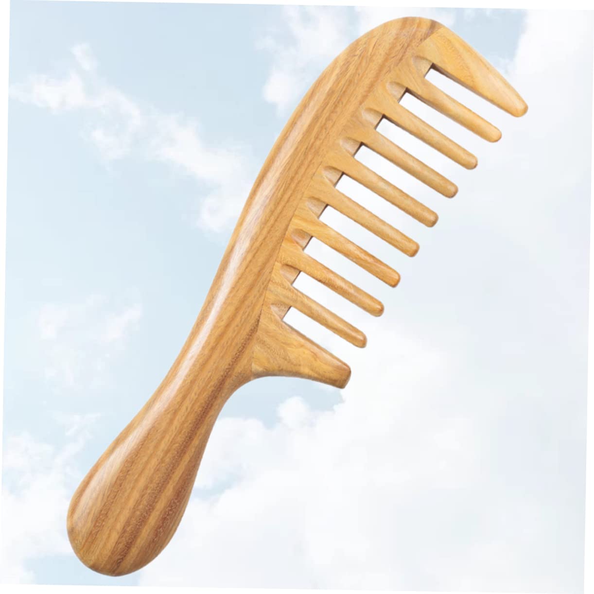 Drewniany grzebień, Drewniany grzebień z drzewa sandałowego 2 szt. Grzebień męski(Chocolatex3pcs,20x5.3cmx3pcs)
