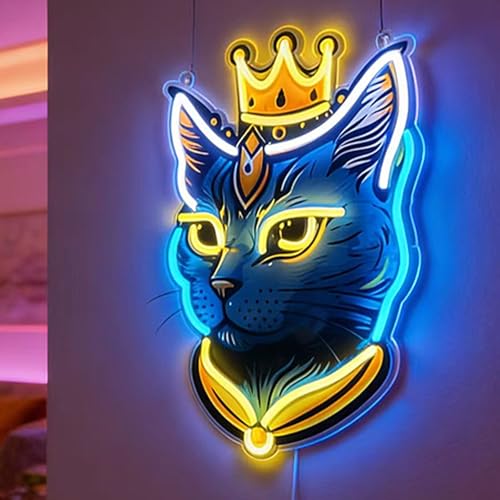 Bastet Cat Neon Sign - LED Signs for Wall