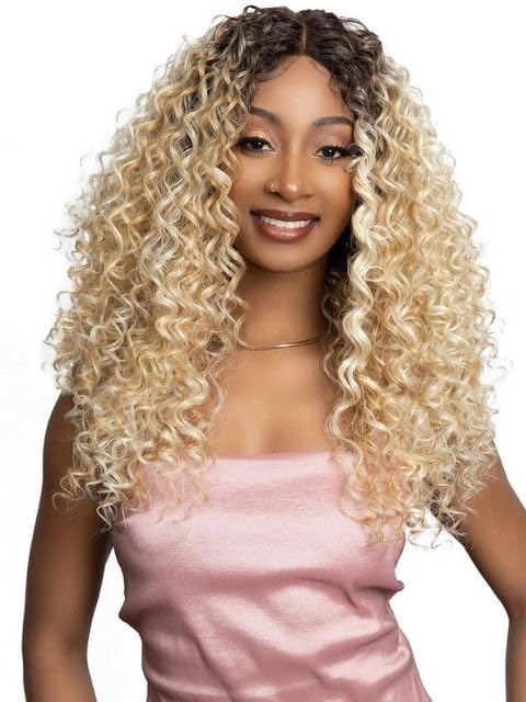 Janet Collection melt NUSKIN Invisible Lace Knots OBI Wig – UHD Deep Part, Pre-Plucked Hairline, Baby Hairs, Transparent Swiss Lace Front Wig, Glueless Natural