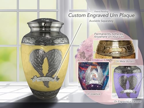 Image of Angel Wing Cremation Urns for Human Ashes Adult Female Angel Urns for Ashes