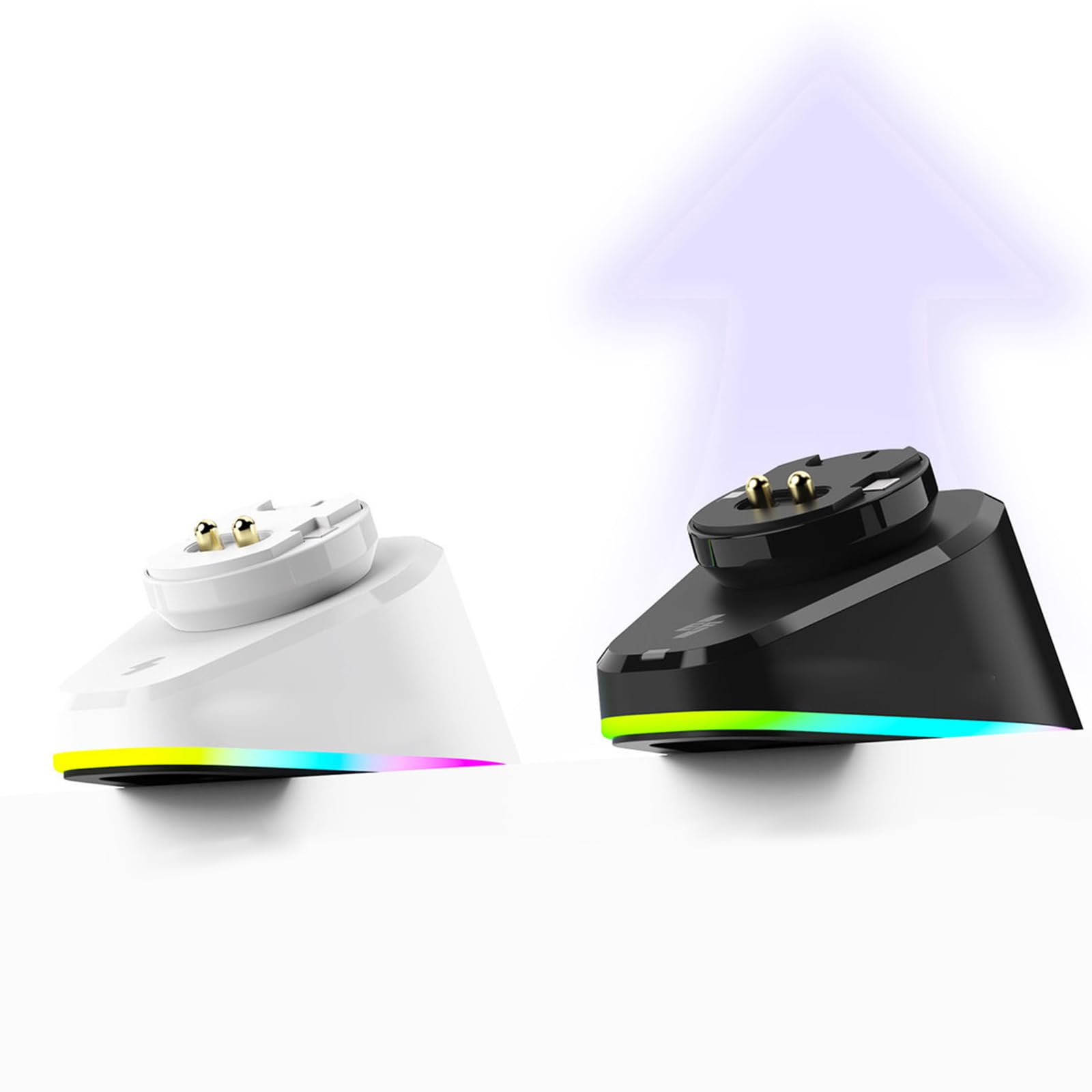 Gaming Ladestation für G502 / G502X / Auto Anschluss Doppel USB Hub Intelligente Beleuchtung Ladeadapter