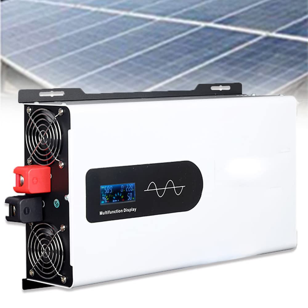 1300/2200/2600/3300/5000w Czysta Fala Sinusoidalna Falownik 12/48/60/72/96v Do 110v/220-240v Wtyczka Samochodowa Ac Przekształtnik Przejściówka,3300W-220V-48V