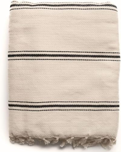 The Loomia 100% Cotton Luxurious Woven Turkish Queen Size Blanket
