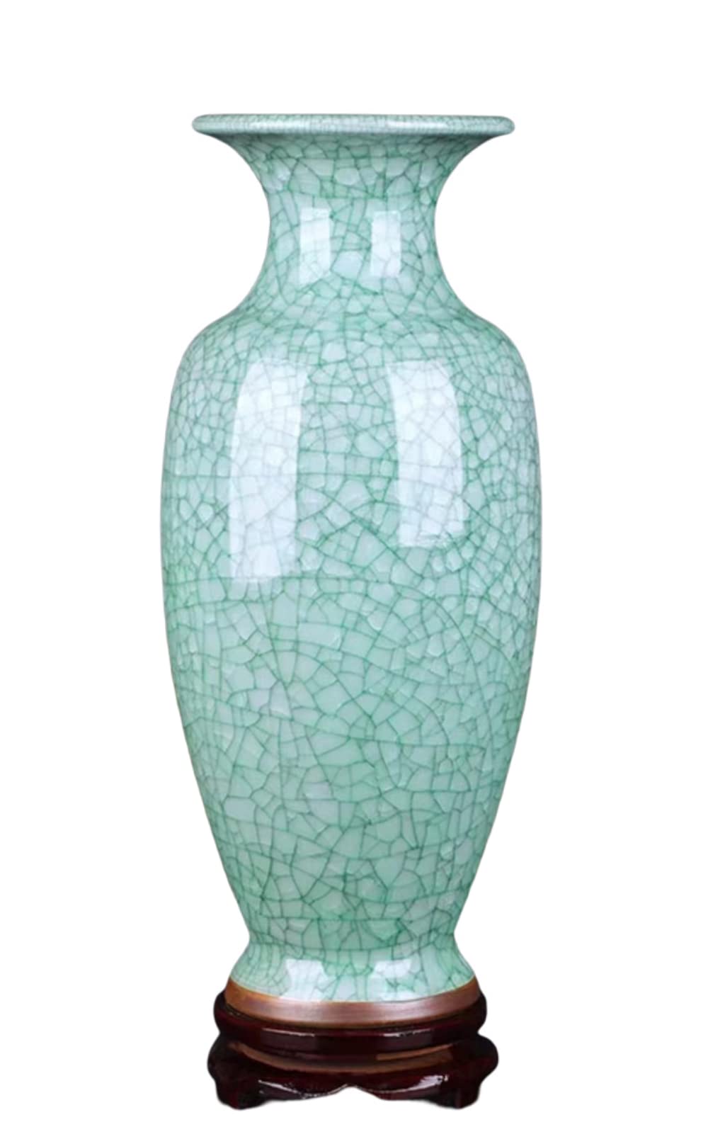 Vases Chinese Style Jingdezhen Ceramic Handicraft Antique Cracked Glaze Porcelain Decoration Collection Gifts 52×18cm
