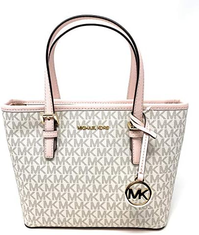 Michael Kors XS Carry All Jet Set Travel Womens Tote Powder Blush PVC