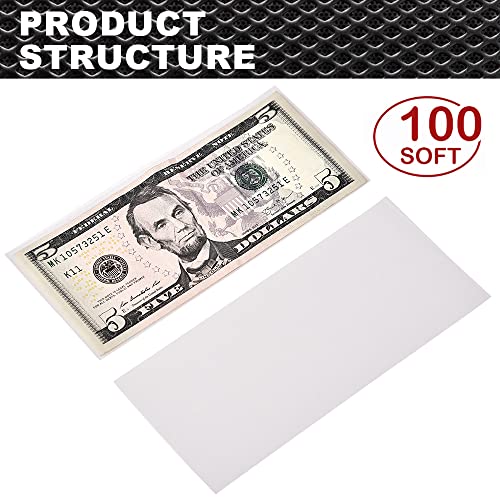 Fundas suaves para billetes CNNELL 100 piezas miniatura 4