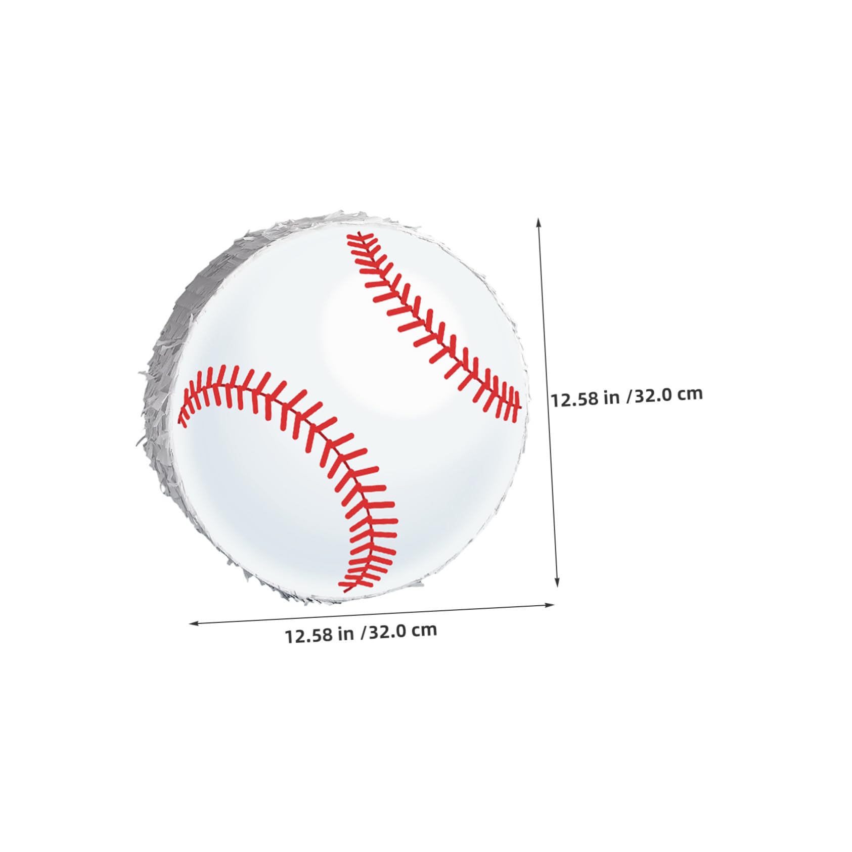ibasenice Pinata de Béisbol Colgante para Decoración Divertida para Fiesta Infantil Temática Deportiva Suministros para Cumpleaños Niñas