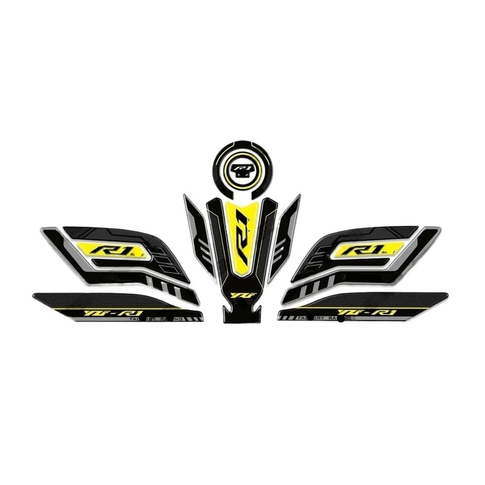 Fuel Tank Protector Motorcycle Fuel Tank Pad Stickers Protector Decals for YZF R1 R1M YZFR1 2015-2023