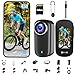 Camera Sport, Mini Camera Vlog POV WiFi 4K Bextgoo, Action Cam avec Carte 64 Go, Caméra Moto étanche IP65, Mini Caméra Portable avec Autonomie Jusqu’à 240 Minutes