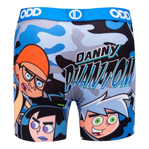 Odd Sox Men's Novelty Underwear Boxer Briefs, Danny Phantom Camo2