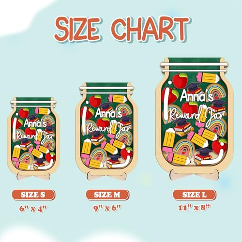 Image of School Magnetic Reward Jar for Classroom Kids Teacher Student Token Potty Training Chore Chart Toddler Boys Girls Good Behavior Management Tools Back to School Gifts Decor
