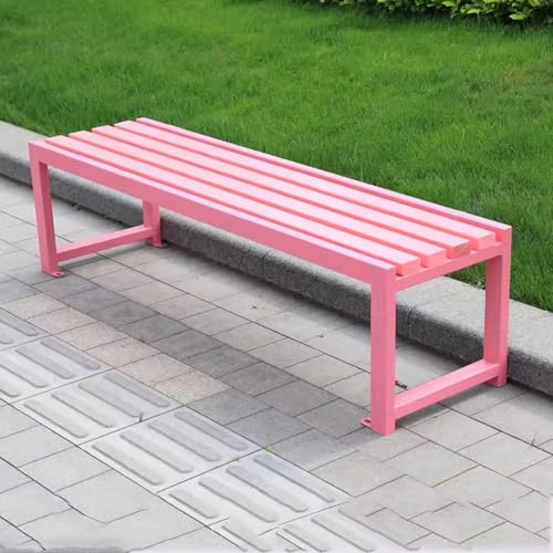 Banc d'extérieur sans dossier résistant aux intempéries 120 cm