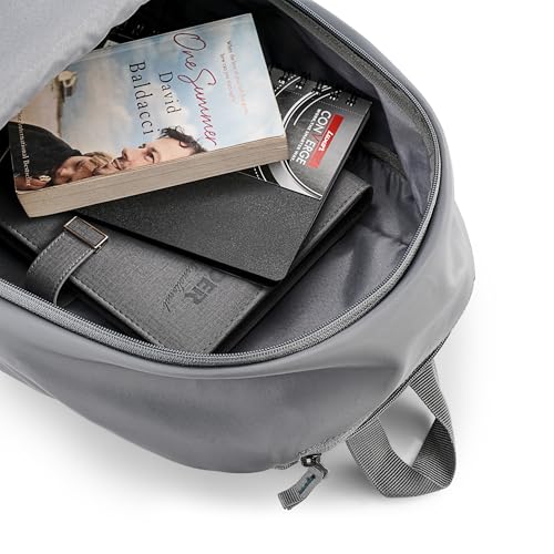 Image of Casual Backpack 16L Durable & Stylish Bag Multi-Utility Bliss Travel Backpack with Adjustable Padded Straps & Bottle Pockets Daily Use Bag for Collage, School (Grey & BGreen)
