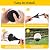 qzzwbbtc Garden Decoration, Cracked Glass Solar Globe Lights for Yard Pathway Patio Halloween Christmas Outside Decor,Warm White 2 Pack 50 LED(4.7”)