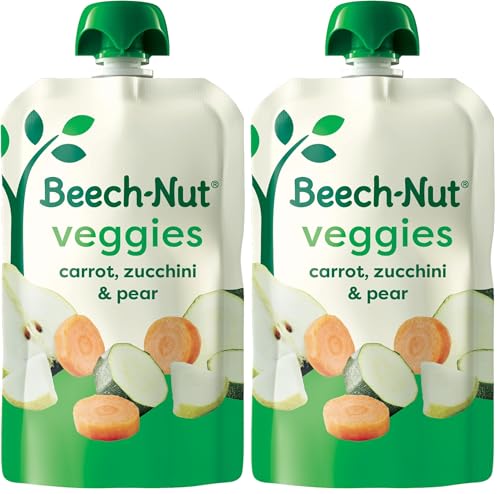Beech-Nut Baby Food Pouches, Carrot Zucchini & Pear Veggie Puree