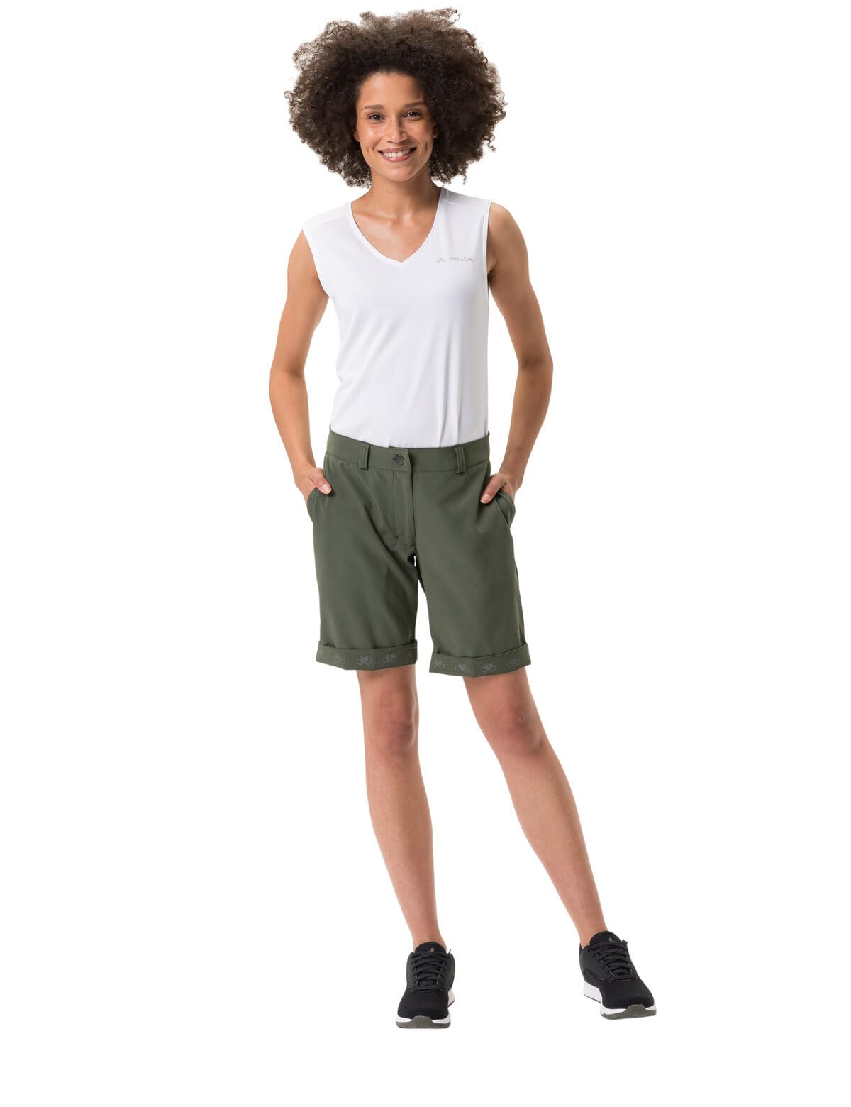 VAUDE Short de Cyclisme pour Femme