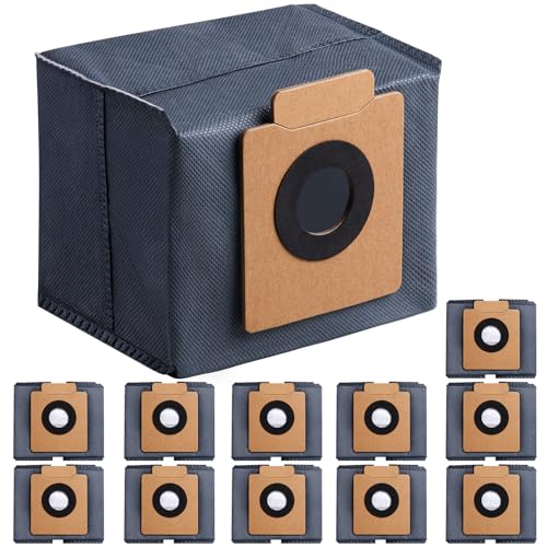 Dust Bags for eufy X10 Pro Omni Robot Vacuum & X8 Pro with Self-Empty Station, Large Capacaity, 12 Pack