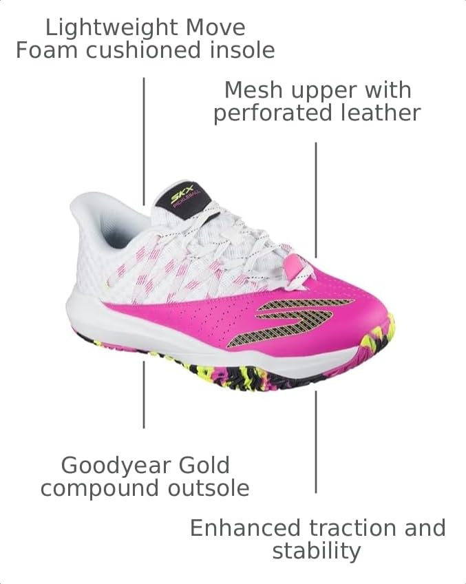 Image of Skechers Women's Viper Court Rally Pickleball Sneaker