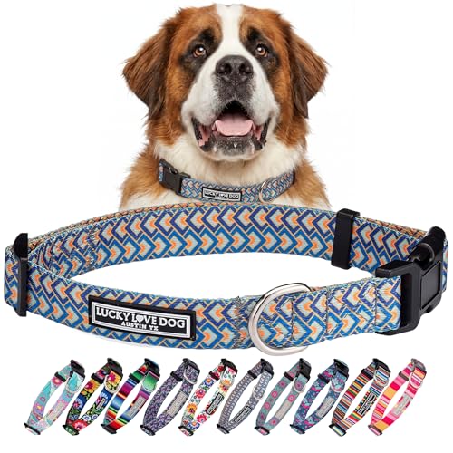 Lucky Love Dog Collar for Extra Large Dogs Cute Soft – Murphy, X-Large