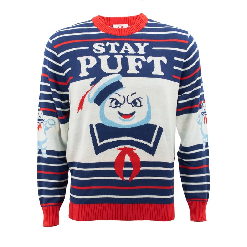 Amazon.com: Ripple Junction Ghostbusters Men's Pullover Sweater