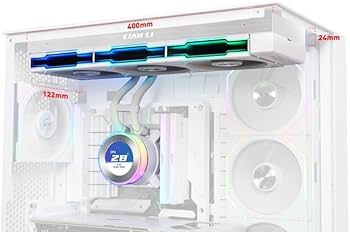 Amazon | LIANLI 簡易水冷キット HydroShift II LCD-C 360TL White 2.1