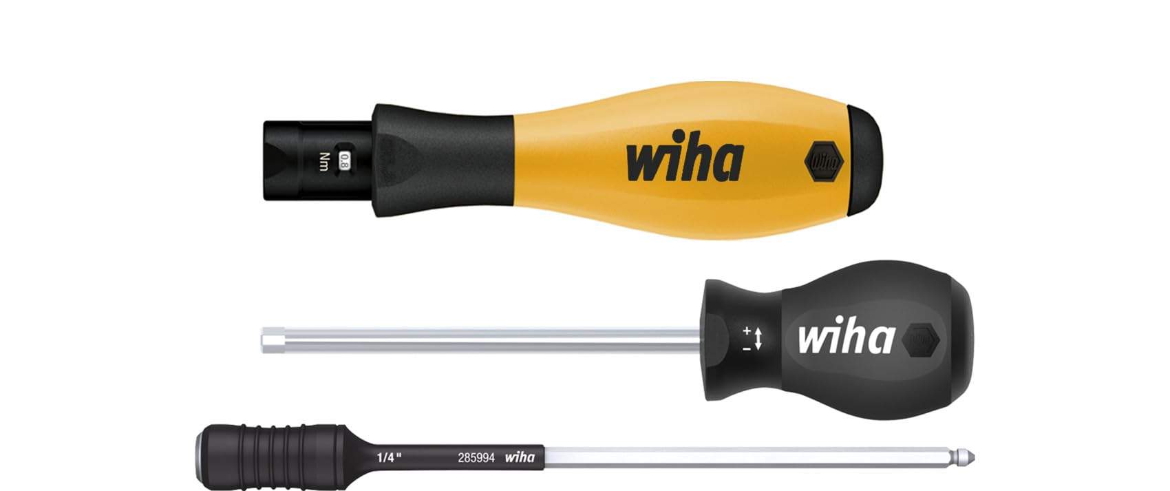 WIHA WERKZEUGE GMBH Juego de destornilladores dinamométricos TorqueVario®-S Micro ESD 0,1-0,6 Nm en surtido de 18 unid., con limitación del par de apriete de ajuste variable, en caja