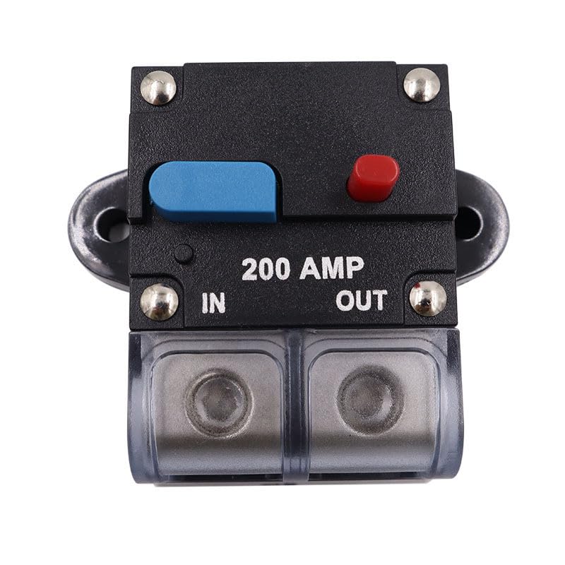 12-48V Auto Circuit Breaker Self-Recovery Recoverable Circuit Breaker Car for Audio Fuse Holder Power Fuse Automatic Switch - (Color Name: A 50A)