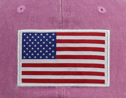 Image of American Flag Hat for Men Women, Funny Adjustable Cotton Baseball Cap