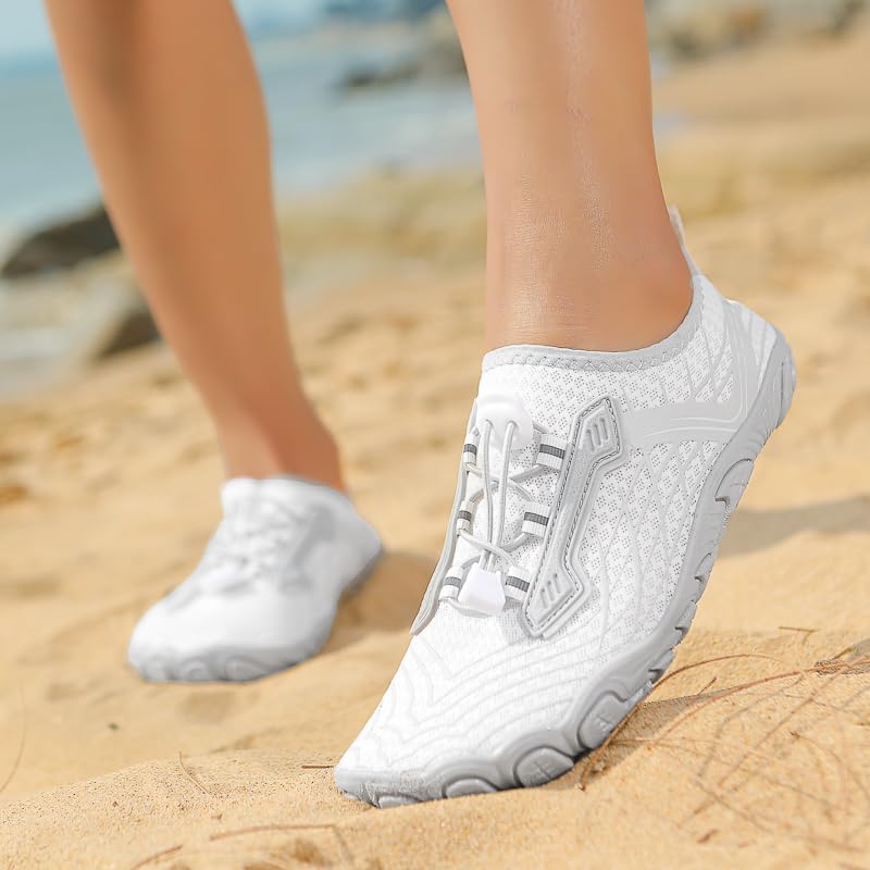 Esperaces Water Shoes for Men Quick-Dry Aqua Socks Swim Beach Barefoot Yoga Exercise Wear Sport Accessories Pool Camping Must Haves Adult Youth