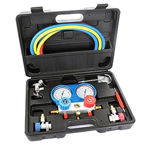 A/C Air Condition R134 R12 R22 Manifold Gauge Set Kit Auto Refrigerant