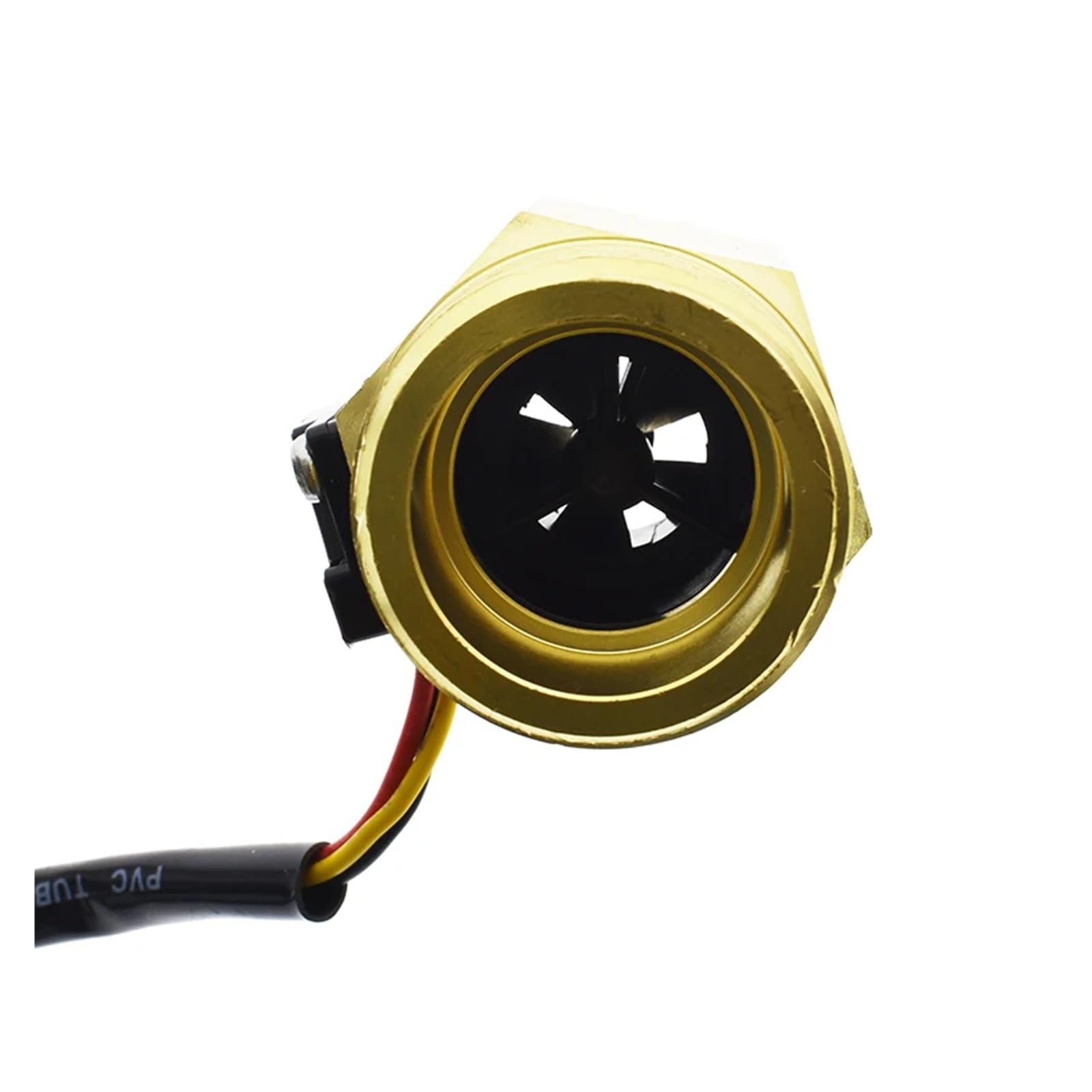 caudalímetro, Sensor de Flujo Agua con Rosca Macho latón DN25, caudalímetro Industrial YF-B10