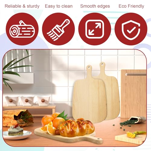 Set 6 Tablas de Cortar de Madera con Mango miniatura 4
