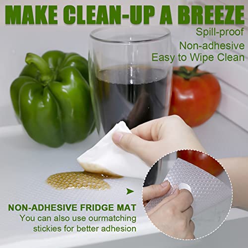 Cyrico Refrigerator Liners, 12 Inch X 17.7 Inch Fridge Liner Washable Refrigerator Mats thumb #3